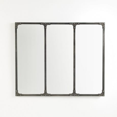 Зеркало LaRedoute Зеркало В стиле хай-тек Lenaig единый размер серый