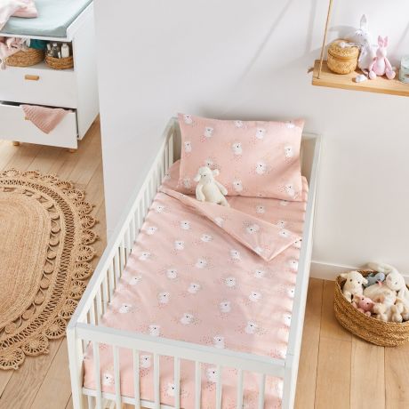 Постельное LaRedoute Постельное Белье для детской кроватки из хлопка Louisa 80 x 120 см розовый