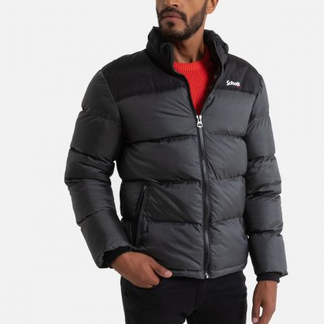 Куртка LaRedoute Куртка Стеганая двухцветная с воротником-стойкой Utah XXL серый