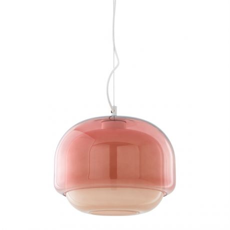 Светильник LaRedoute Светильник Из цветного стекла Kinoko единый размер розовый
