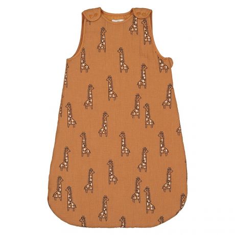 Конверт LaRedoute Конверт Из хлопчатобумажной газовой ткани с рисунком жирафы 2 года - 86 см каштановый