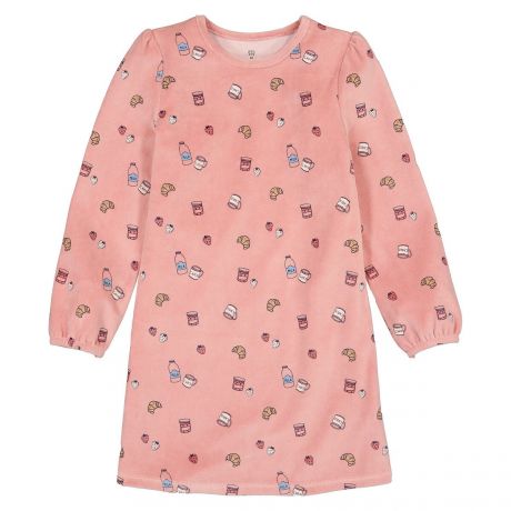 Рубашка LaRedoute Рубашка Ночная из велюра 3-12 лет 10 лет - 138 см розовый