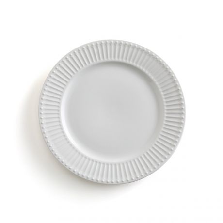 Комплект из 6 плоских тарелок LaRedoute Комплект из 6 плоских тарелок Из фарфора Jewely единый размер белый