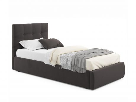 Мягкая кровать Selesta 900 шоколад с ортопед.основанием шоколад