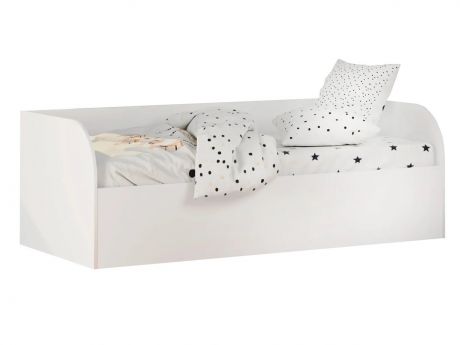 Кровать с подъёмным механизмом Трио КРП-01 80х186, белая Белый, ЛДСП