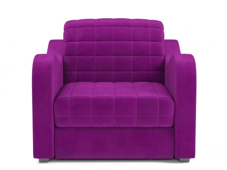 Кресло-кровать Барон 4 MebelVia Фиолетовый, Микровельвет, ДСП, Металл