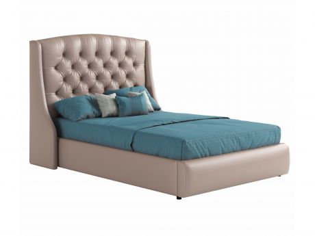 Мягкая двуспальная кровать "Стефани" 1400 с подъемным