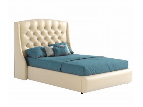Мягкая двуспальная кровать "Стефани" 140 см с
