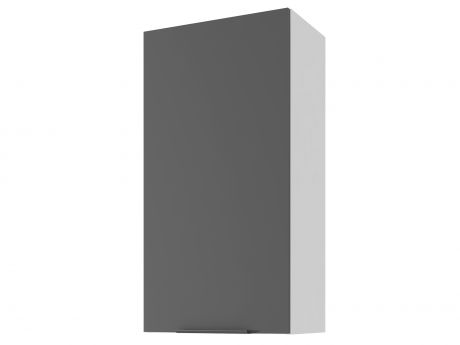 Шкаф навесной 50х96 см Колор Черный графит, Черный, , Белый, ЛДСП