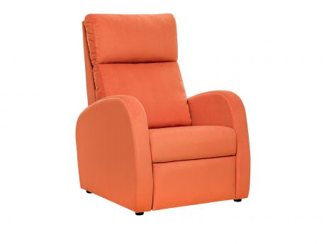 Кресло реклайнер Leset Грэмми-2 MebelVia V39 оранжевый, Ткань Велюр