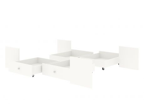 Ящики для кровати (140,160х200) Капелла Белый фасадный, ЛДСП
