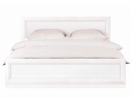 Кровать Мальта (160х200) Лиственница сибирская, Белый, Коричневый, ЛД
