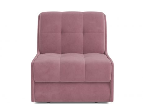 Кресло-кровать Барон 2 MebelVia Розовый, Велюр, ДСП, Массив сосны, Мета