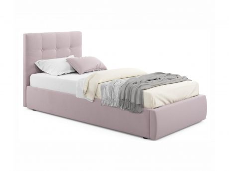 Мягкая кровать Selesta 900 лиловая с подъемным механизмом лиловый
