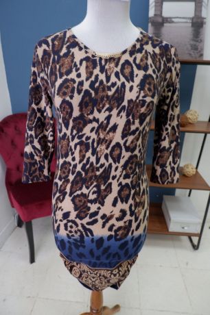 Платье T.L Fashion с леопардовым принтом 38 размер, новое