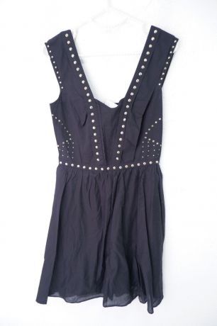 Платье Oasis черное открытое 36 размер