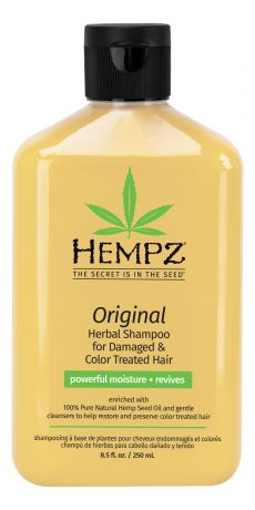 Увлажняющий шампунь для поврежденных волос Original Herbal Shampoo For Damaged & Color Treated Hair 250мл (оригинальный): Шампунь 250мл