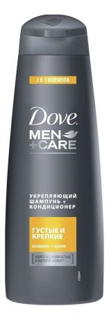 Укрепляющий шампунь-кондиционер для волос Густые и крепкие Men + Care: Шампунь-кондиционер 380мл
