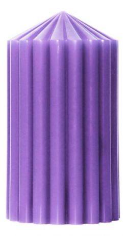 Свеча декоративная фактурная Фиолетовая: свеча 380г