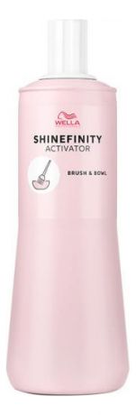 Активатор для нанесения кисточкой Shinefinity Activator Brush & Bowl 2%: Активатор 1000мл