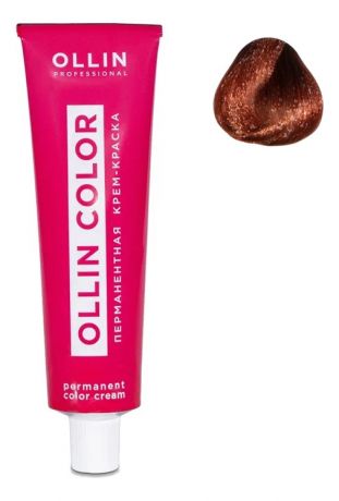 Перманентная крем-краска для волос Ollin Color 100мл: 6/4 Темно-русый медный