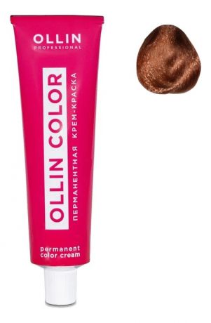 Перманентная крем-краска для волос Ollin Color 100мл: 7/43 Русый медно-золотистый
