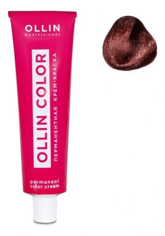 Перманентная крем-краска для волос Ollin Color 100мл: 6/5 Темно-русый махагоновый