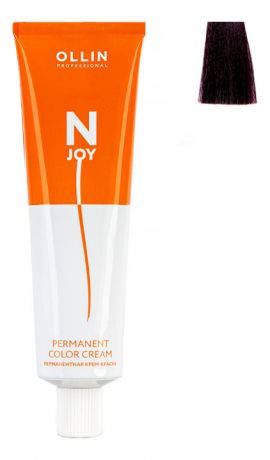 Перманентная крем-краска для волос N-JOY Permanent Color Cream 100мл: 5/55 Светлый шатен интенсивно-махагоновый