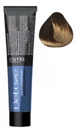 Краска-уход для волос De Luxe 60мл: 5/7 Светлый шатен коричневый