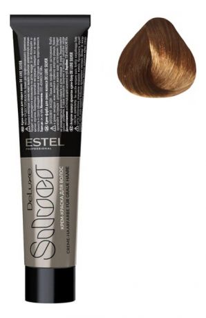 Крем-краска для седых волос De Luxe Silver 60мл: 7/75 Русый коричнево-красный