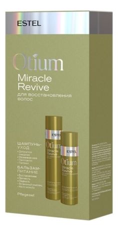 Набор для восстановления волос Otium Miracle Revive (бальзам-питание 200мл + шампунь-уход 250мл)