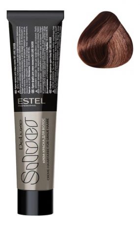 Крем-краска для седых волос De Luxe Silver 60мл: 6/4 Темно-русый медный