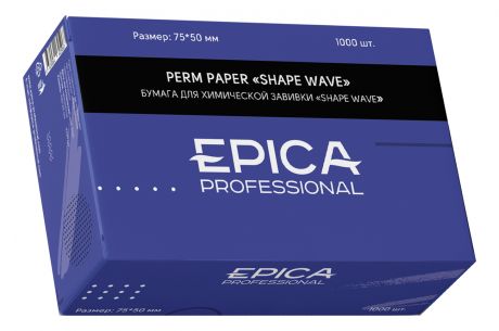 Бумага для химической завивки волос Shape Wave 1000 листов: Бумага 75*50мм