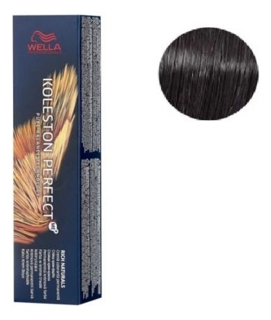 Стойкая крем-краска для волос Koleston Perfect Color Rich Naturals 60мл: 2/0 Черный натуральный