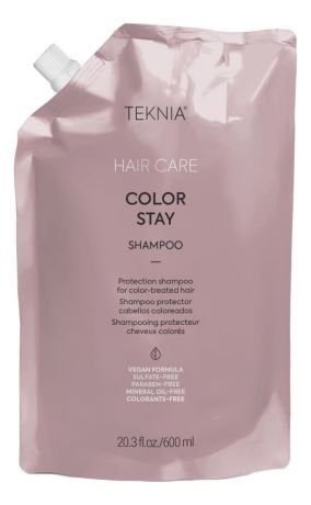 Шампунь для окрашенных волос Teknia Color Stay Shampoo: Шампунь 600мл