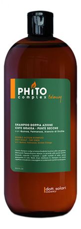 Балансирующий шампунь двойного действия для жирной кожи головы и сухих волос Phitocomplex Balancing Double Action Shampoo: Шампунь 1000мл