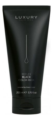 Оттеночная маска для волос Luxury Hair Pro Reflex Color Masks 200мл: Nero