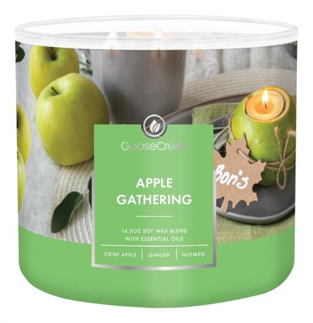 Ароматическая свеча Apple Gathering (Яблочный сбор): свеча 411г