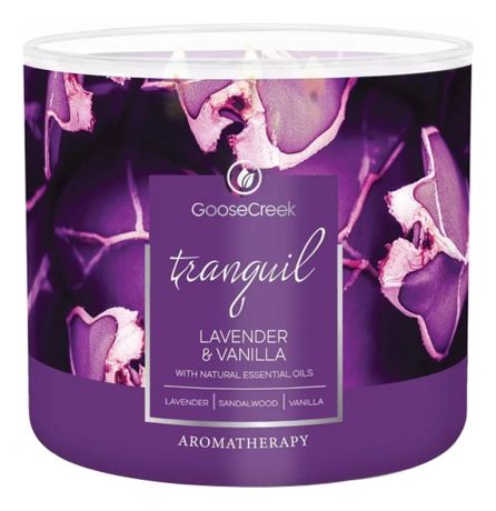 Ароматическая свеча Lavender & Vanilla (Лаванда и ваниль): свеча 411г