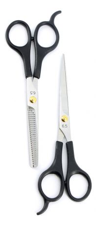 Набор парикмахерских ножниц 6,5" (прямые + филировочные)