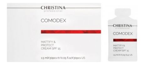 Матирующий защитный крем для лица Comodex Mattify & Protect Cream SPF15: Крем 30*1,5мл