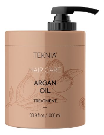 Аргановая питательная маска для волос Teknia Argan Oil Treatment: Маска 1000мл
