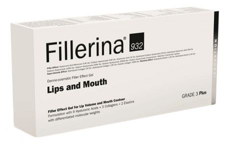 Роликовый филлер для объема и коррекции контура губ 932 Lips And Mouth Grade3 Plus 7мл