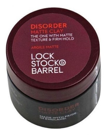 Ультраматовая глина для укладки волос Disorder Matte Clay: Глина 30г