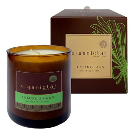 Соевая ароматическая свеча Лемонграсс Lemongrass 180мл