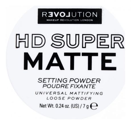 Рассыпчатая пудра для лица HD Super Matte Setting Powder 7г