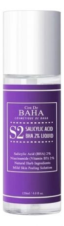 Тонер для проблемной кожи лица с салициловой кислотой Salicylic Acid BHA 2% Liquid 120мл