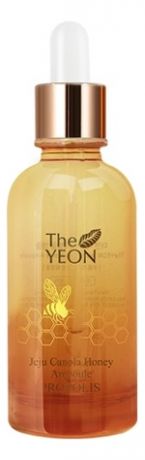 Сыворотка ампульная для лица с экстрактом рапсового меда и прополиса Jeju Canola Honey Ampoule Propolis 50мл