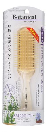 Щетка для укладки волос с маслом льна Botanical Amani Oil