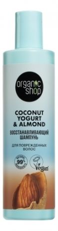 Восстанавливающий шампунь для поврежденных волос Coconut Yogurt 280мл